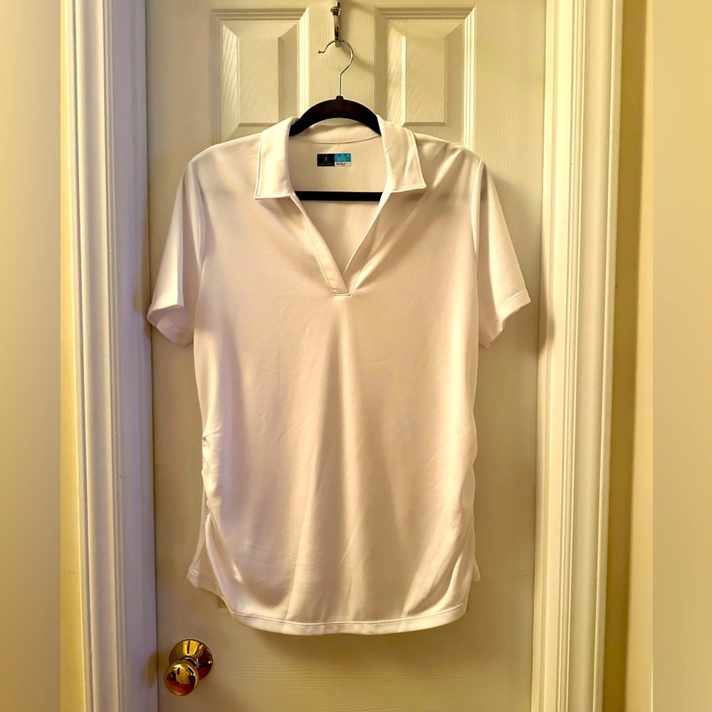 PGA Tour-White Airflux Shirt. Size L